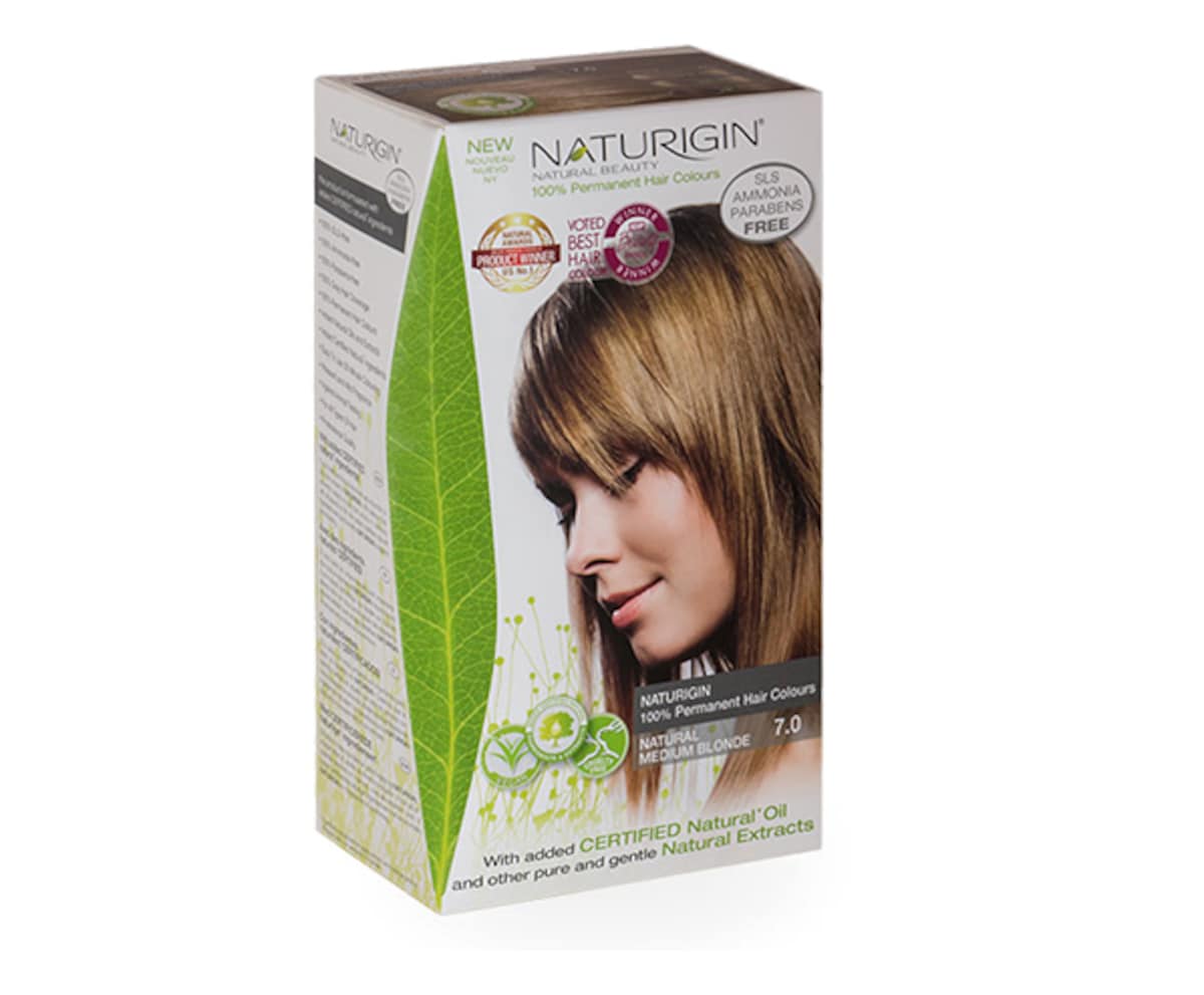 Naturigin 7.0 Natural Medium Blonde Natural Permanent Hair Colour