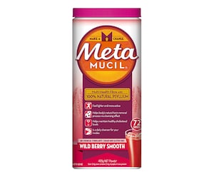 Metamucil Fibre Supplement Wild Berry Smooth 425G