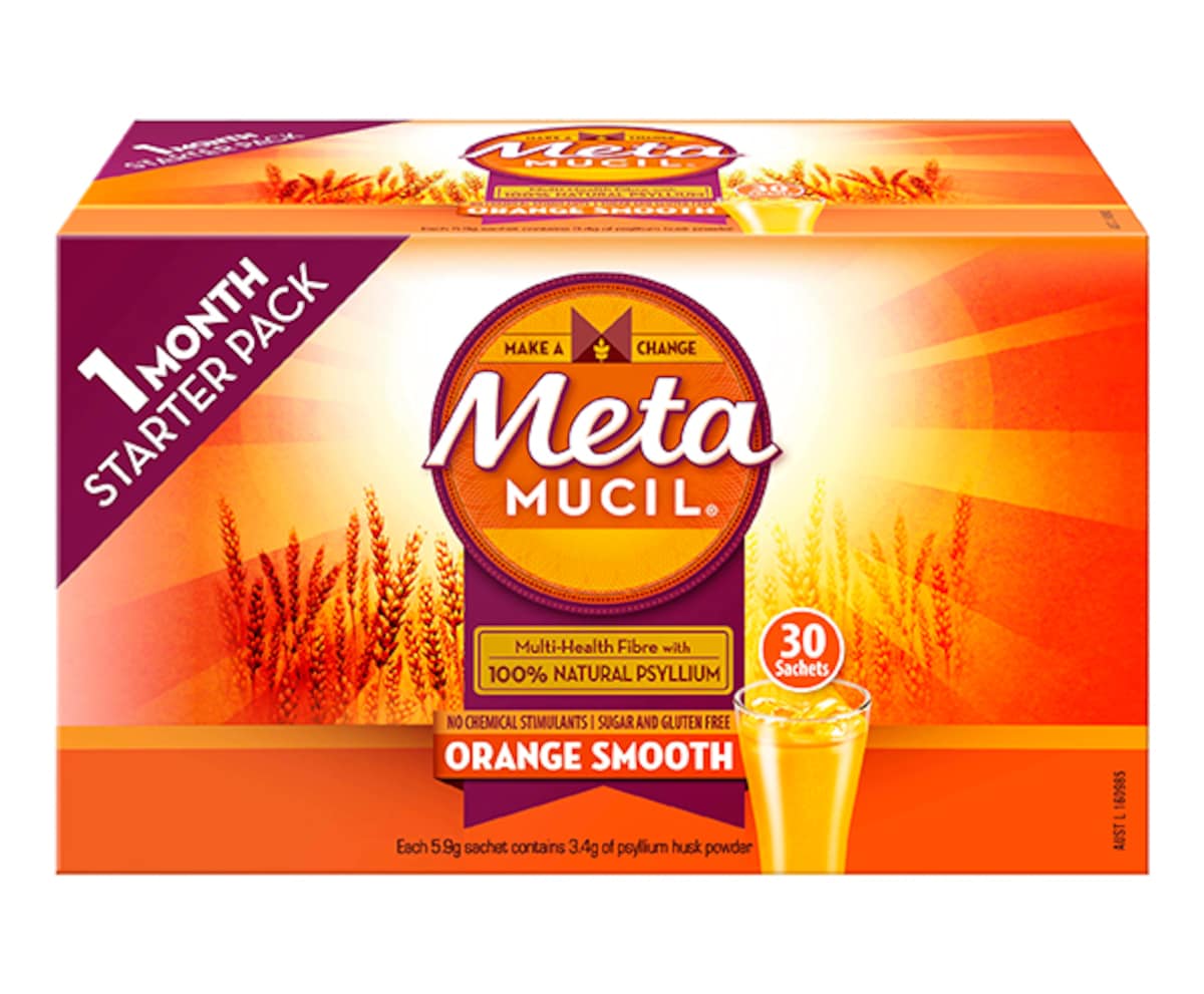 Metamucil Fibre Supplement Smooth Orange 30 X 5.9G