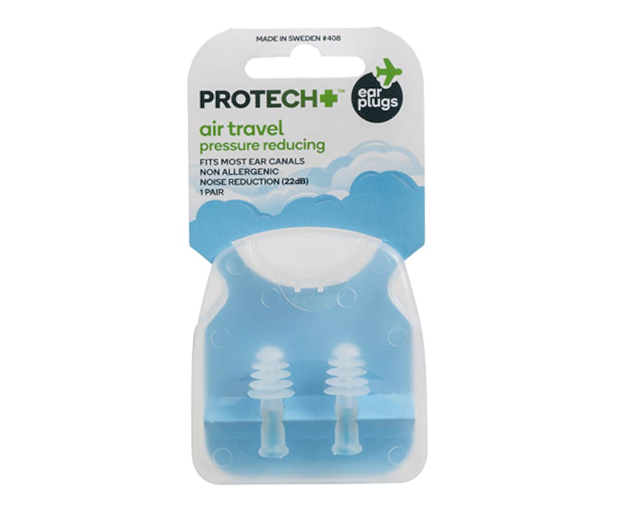 Protech Air Travel Pressure Reducing Earplugs 1 Pair