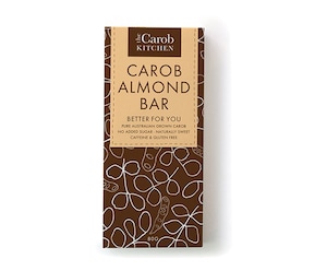 The Carob Kitchen Carob Almond Bar 80G