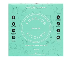 Franjos Kitchen Kinder Vanilla & Chia Biscuits 140G