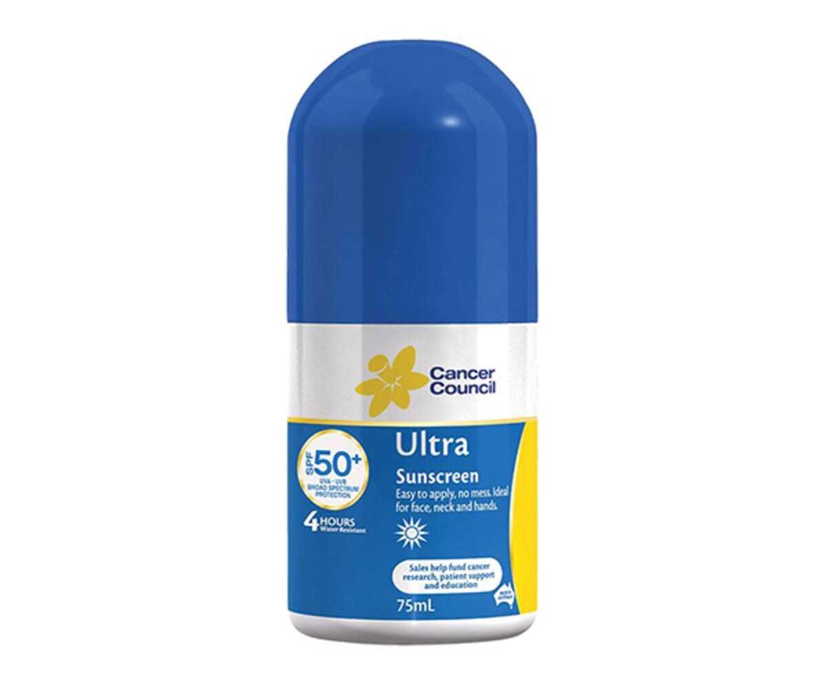 Cancer Council Sunscreen Ultra SPF50+ Roll-On 75ml