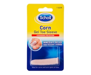 Scholl Corn Gel Toe Sleeve 1 Pack