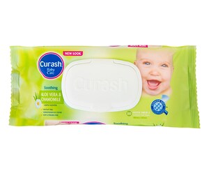 Curash Baby Soothing Aloe Vera & Chamomile 80 Baby Wipes