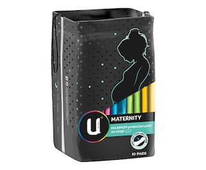 U By Kotex Maternity Maximum Protection Pads 10 Pack