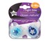 Tommee Tippee Closer To Nature Night Time Soothers 6-18 Months 2 Pack (Colours Selected At Random)