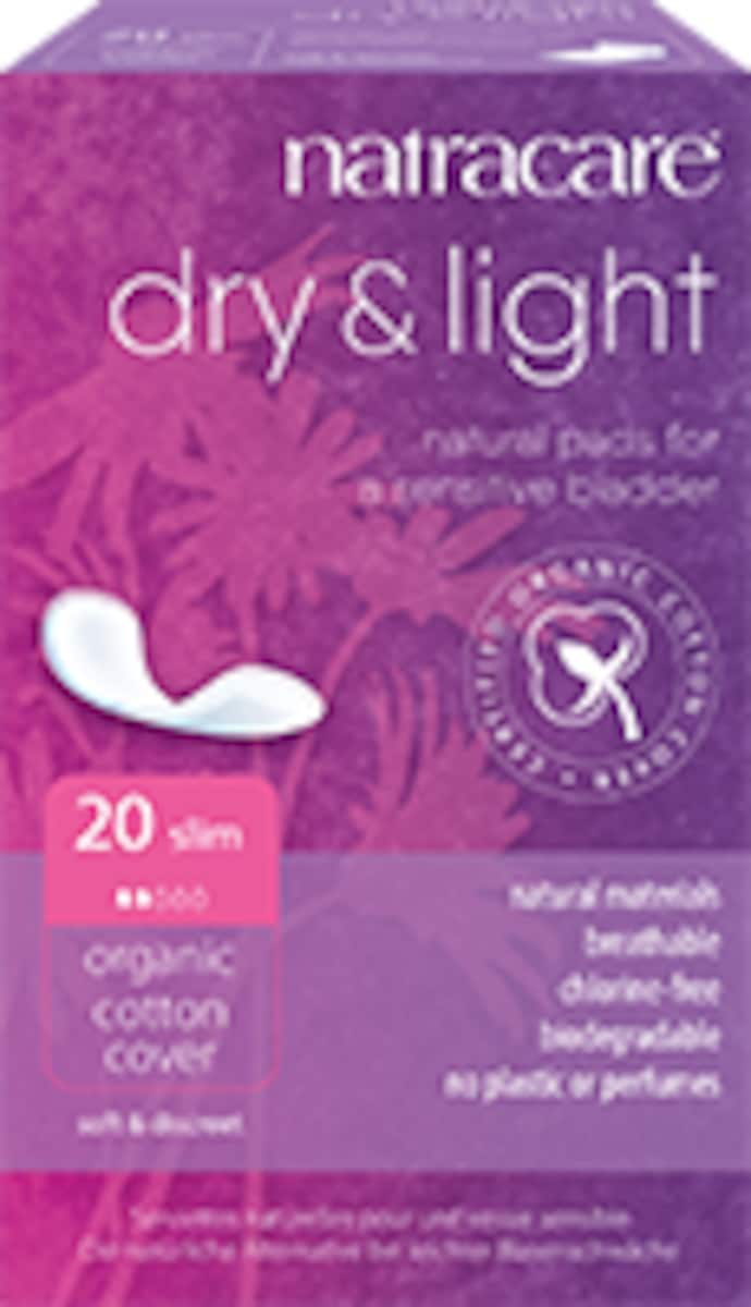 Natracare Dry & Light Slim Incontinence Pads 20 Pack