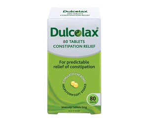 Dulcolax Laxatives For Constipation Relief 80 Tablets