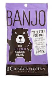 The Carob Kitchen Banjo Bear Coconut 8 X 120G