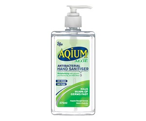 Ego Aqium Antibacterial Hand Sanitiser With Aloe 375Ml