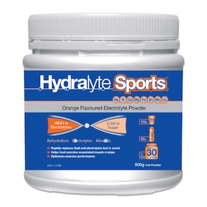 Hydralyte Sports Orange Flavour Electrolyte Powder 900G