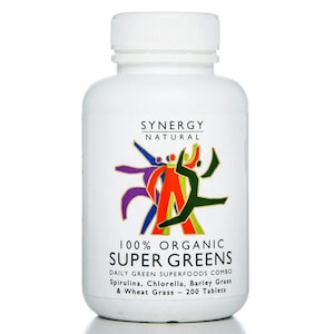 Synergy Natural Organic Super Greens 200 Tablets