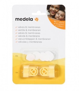 Medela Valve & Membrane Pack Includes 2 Valves And 6 Membranes