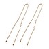 Lady Jayne Fringe Pins Brown 5Cm 50 Pack