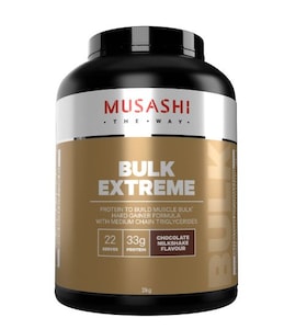 Musashi Bulk Extreme Protein Powder Chocolate Milkshake 2Kg
