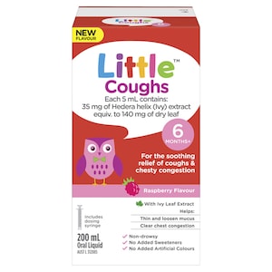 Little Coughs for Babies 6 Months+ Raspberry 200ml