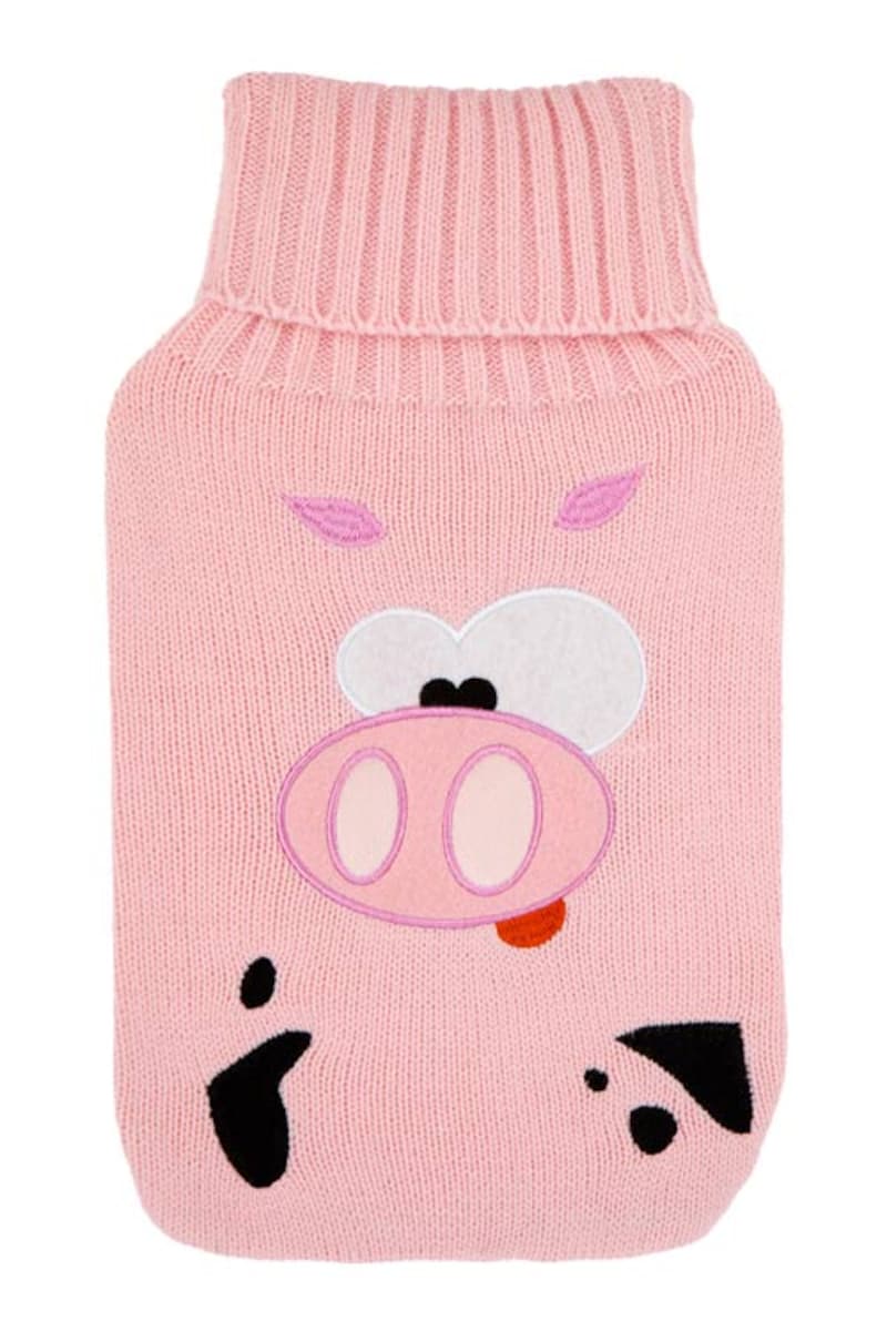 Mcgloins Hot Water Bottle With Knitted Cover And Patch Embroidery (Assorted Designs Selected At Rand