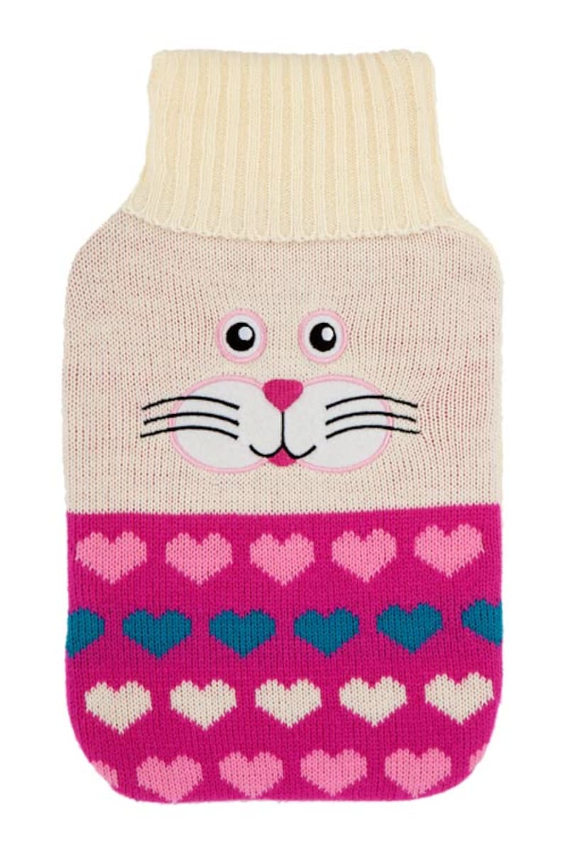 Mcgloins Hot Water Bottle With Knitted Cover And Patch Embroidery (Assorted Designs Selected At Rand