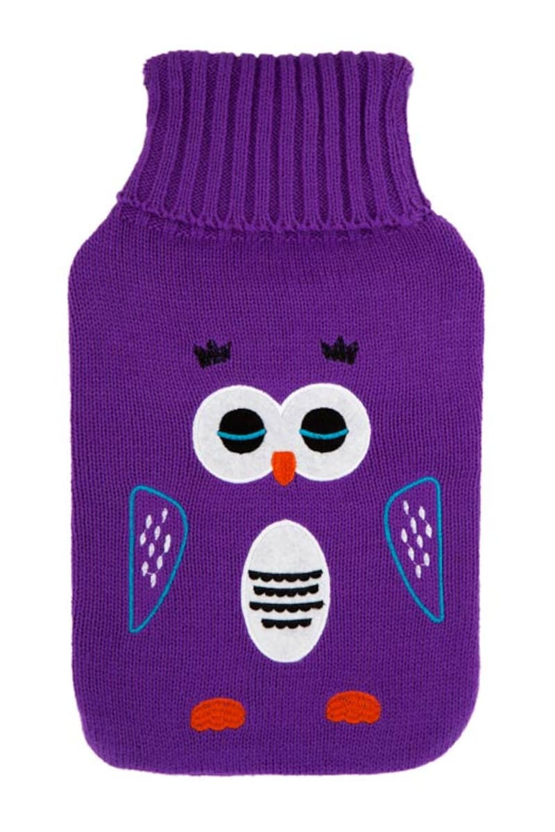 Mcgloins Hot Water Bottle With Knitted Cover And Patch Embroidery (Assorted Designs Selected At Rand