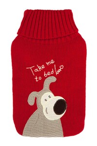 Mcgloins Hot Water Bottle With Knitted Cover And Patch Embroidery (Assorted Designs Selected At Rand