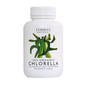 Synergy Natural Organic Chlorella 200 Tablets