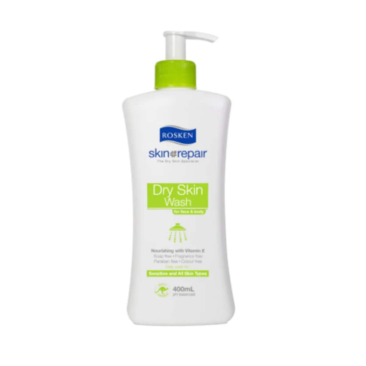 Rosken Dry Skin Wash 400Ml