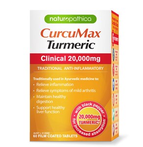 Naturopathica Curcumax Turmeric Clinical 20000Mg 60 Tablets