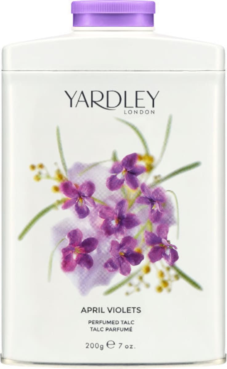 Yardley April Violets Perfumed Talc 200g