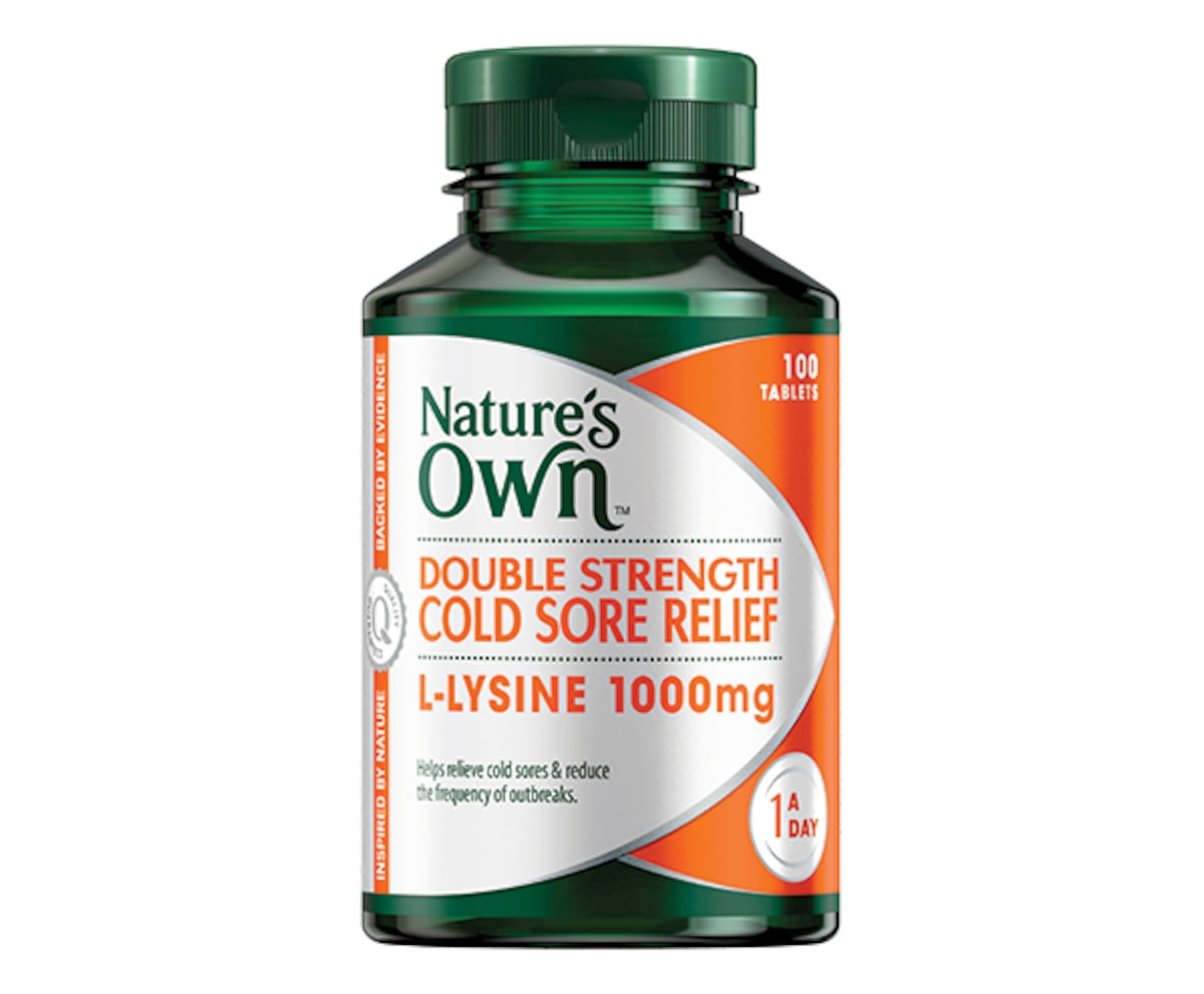 Natures Own Double Strength Cold Sore 100 Tablets