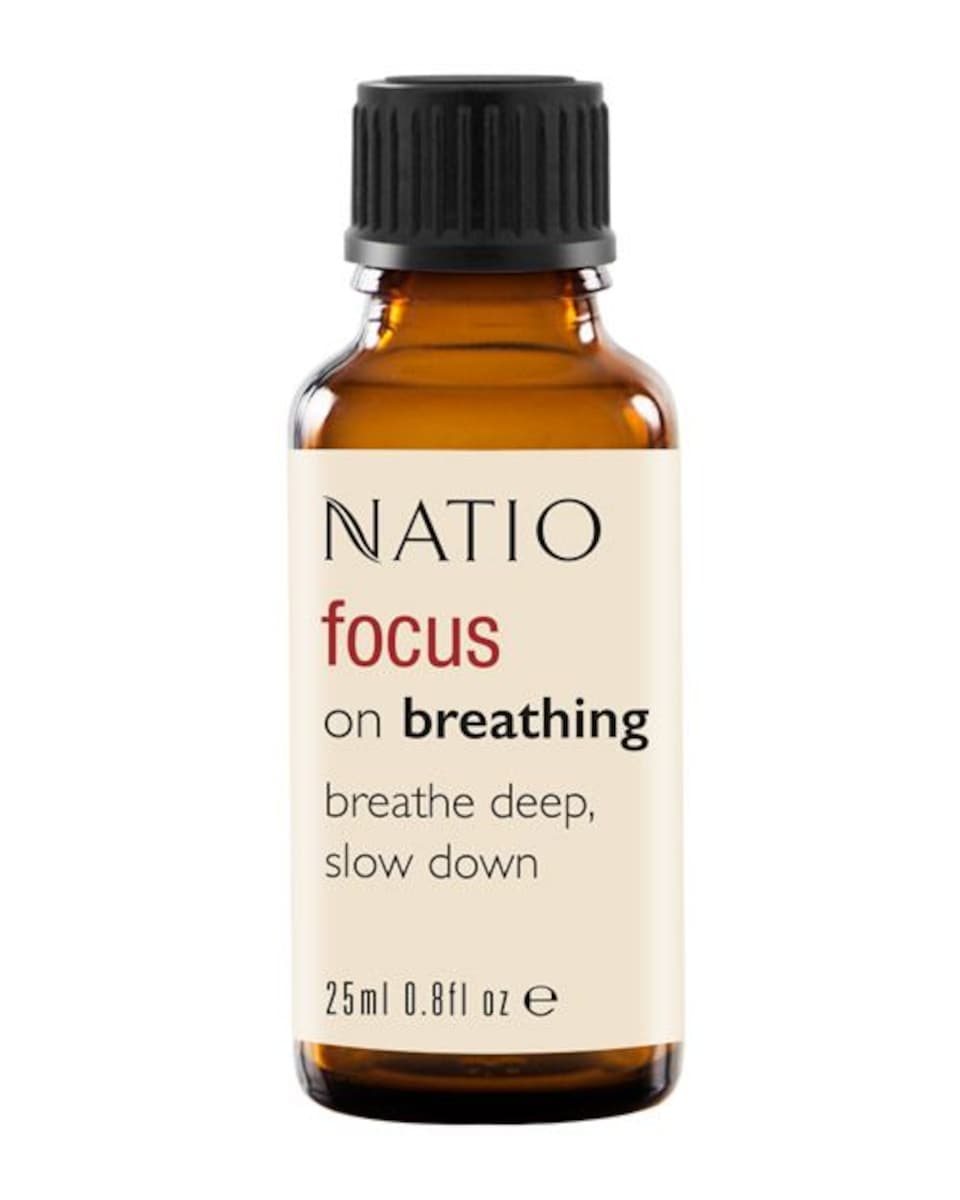 Natio Focus On Breathing Pure Essential Oil Blend 25Ml