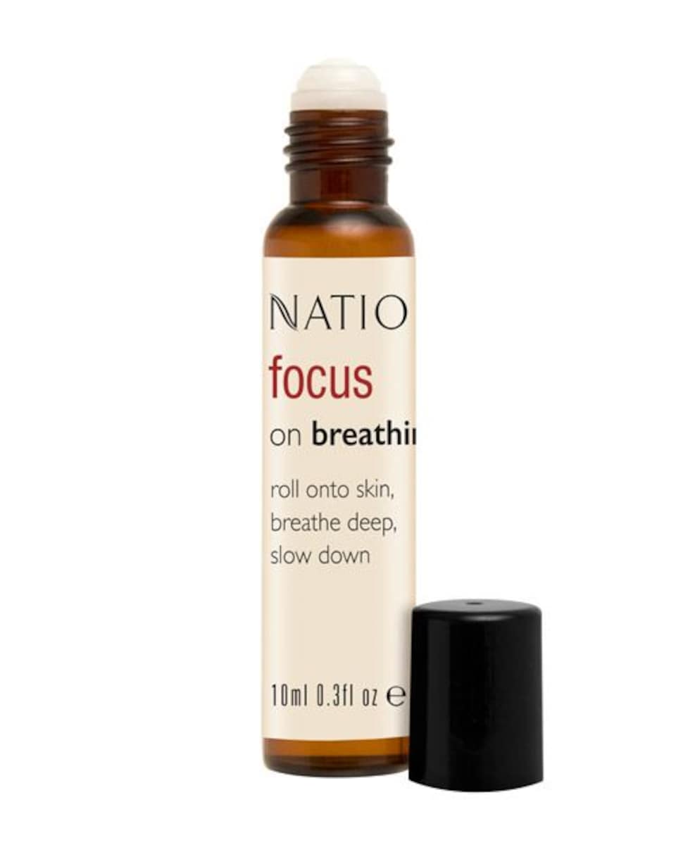 Natio Focus On Breathing Pure Essential Oil Blend Roll-On 10Ml