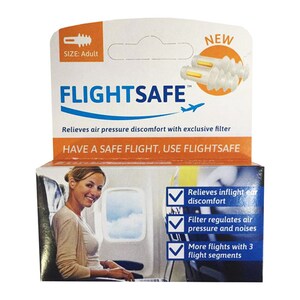 Flightsafe Adult Ear Plugs 1 Pair