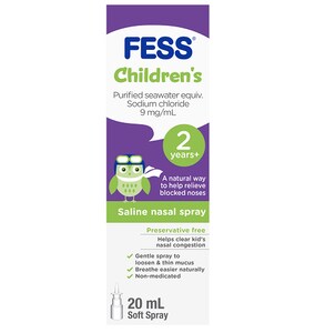 Fess Children's Saline Nasal Spray 20Ml