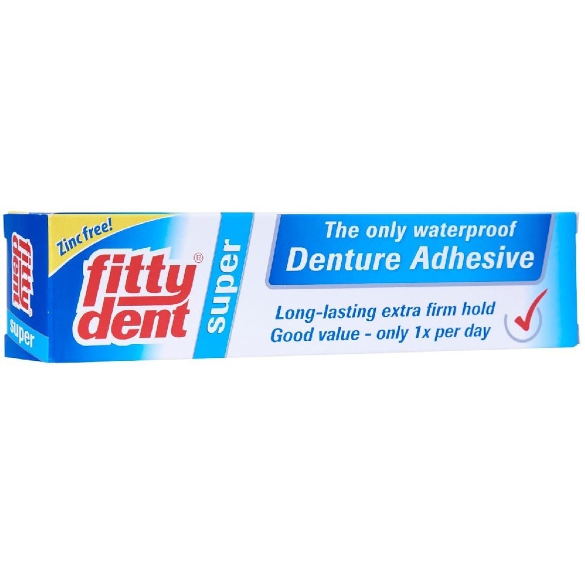 Fittydent Super Adhesive For Dentures Tube 40G