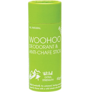 Woohoo Body Deodorant & Anti-Chafe Stick Wild - Extra Strength 60G