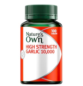 Natures Own High Strength Garlic 10000Mg 100 Tablets