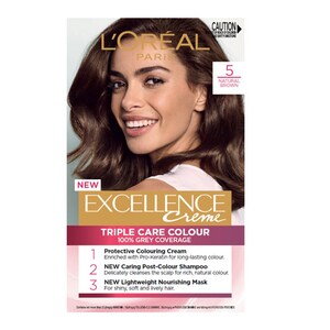 L'Oreal Excellence Creme 5 Natural Brown Hair Colour