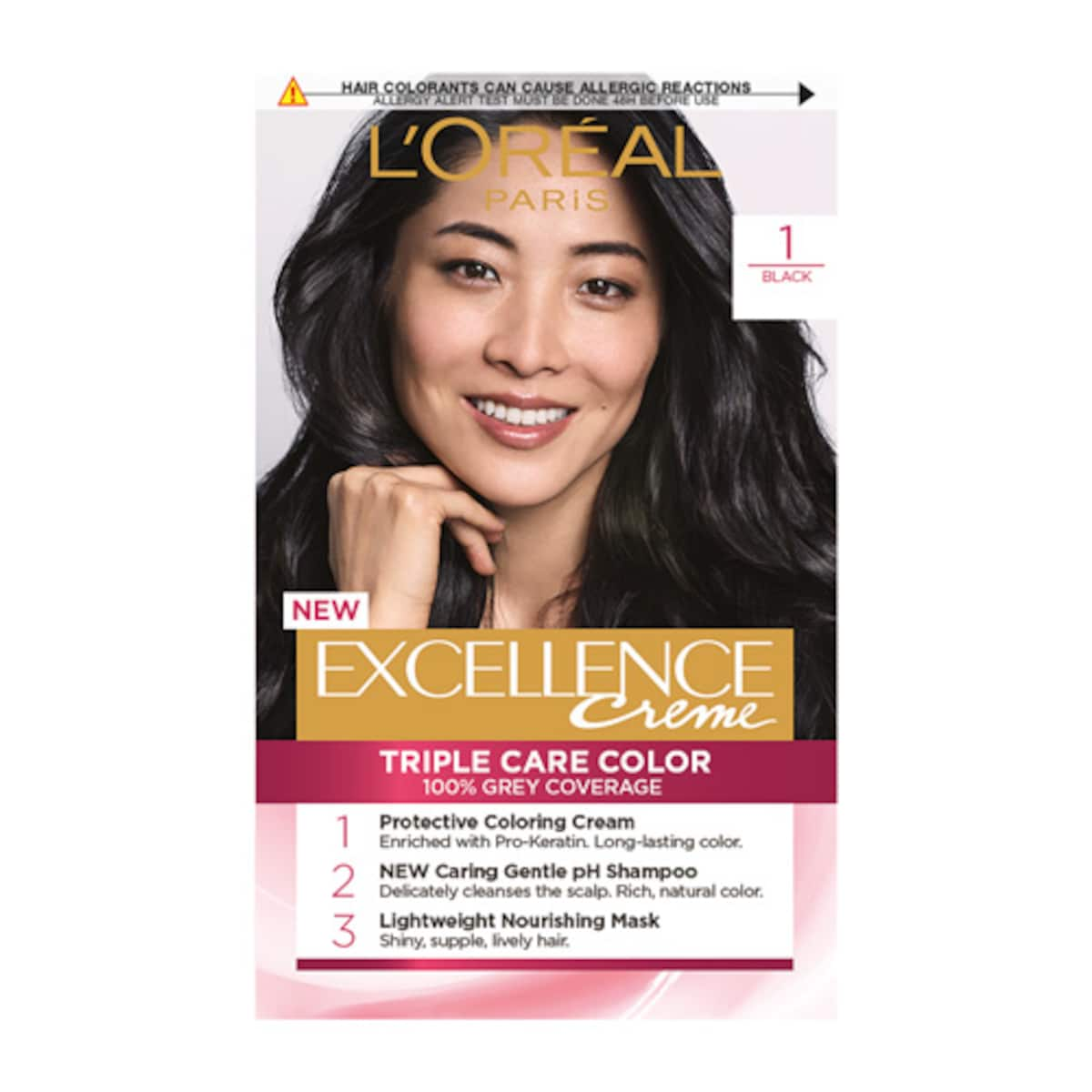 L'Oreal Excellence Creme 1 Black Hair Colour