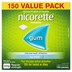 Nicorette Quit Smoking Nicotine Gum 2Mg Icy Mint 150 Pieces Value Pack