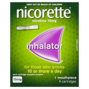 Nicorette Quit Smoking Inhalator 15Mg 4 Pack