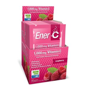 Ener-C 1000Mg Vitamin C Rasberry Flavour 12 Sachets