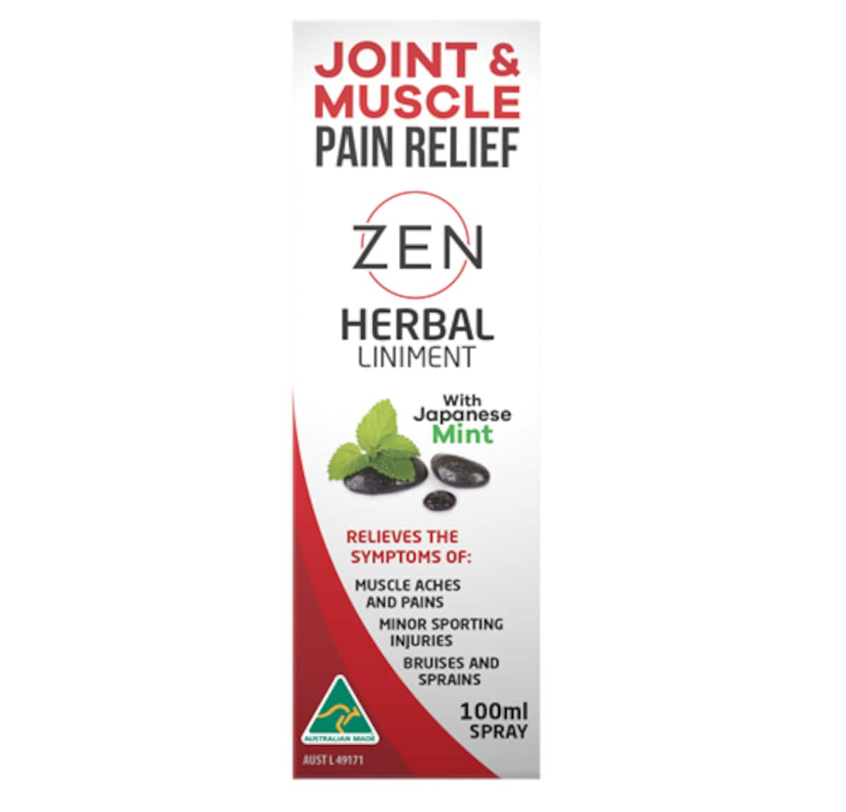 Zen Joint & Muscle Pain Relief Herbal Liniment Spray 100Ml