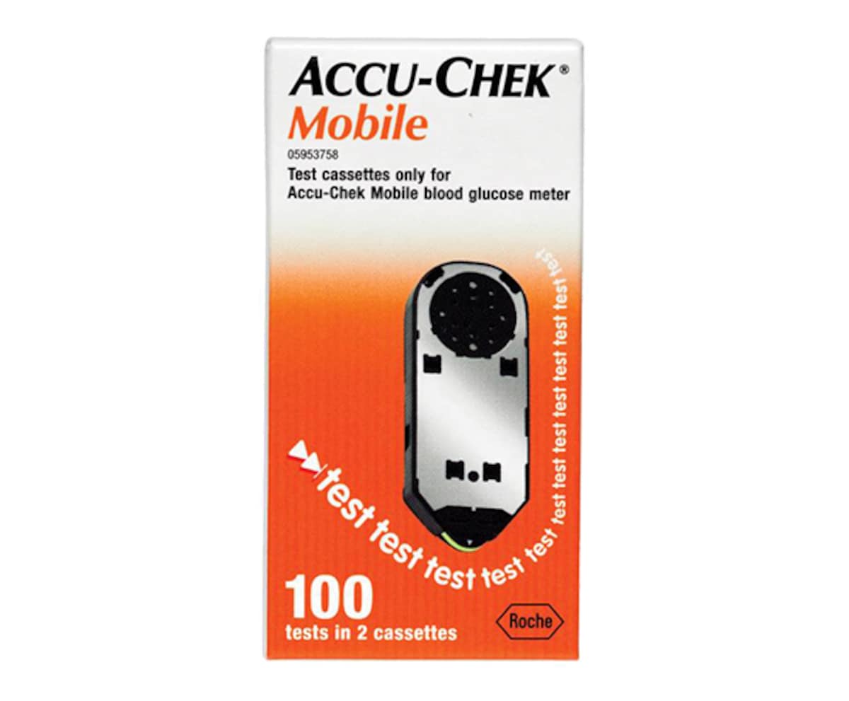 Accu-Chek Mobile Test Cassette 100 Tests In 2 Cassettes