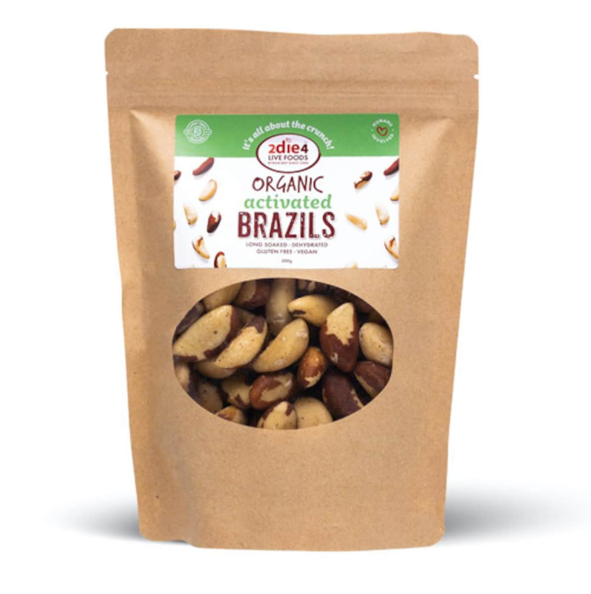 2Die4 Organic Activated Vegan Brazil Nuts 300G