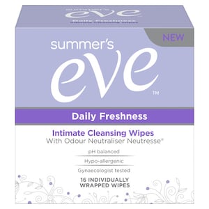 Summers Eve Daily Freshness Intimate Cleansing Wipes 16 Pack