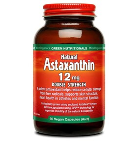 Green Nutritionals Natural Astaxanthin 12Mg 60 Vegan Caps