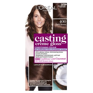 L'Oreal Casting Creme Gloss 400 Dark Brown Hair Colour