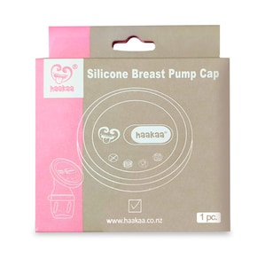 Haakaa Silicone Breast Pump Cap Grey