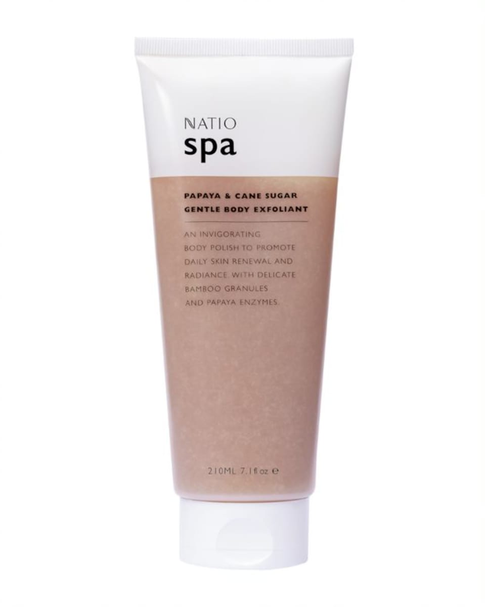 Natio Spa Papaya & Cane Sugar Gentle Body Exfoliant 210Ml